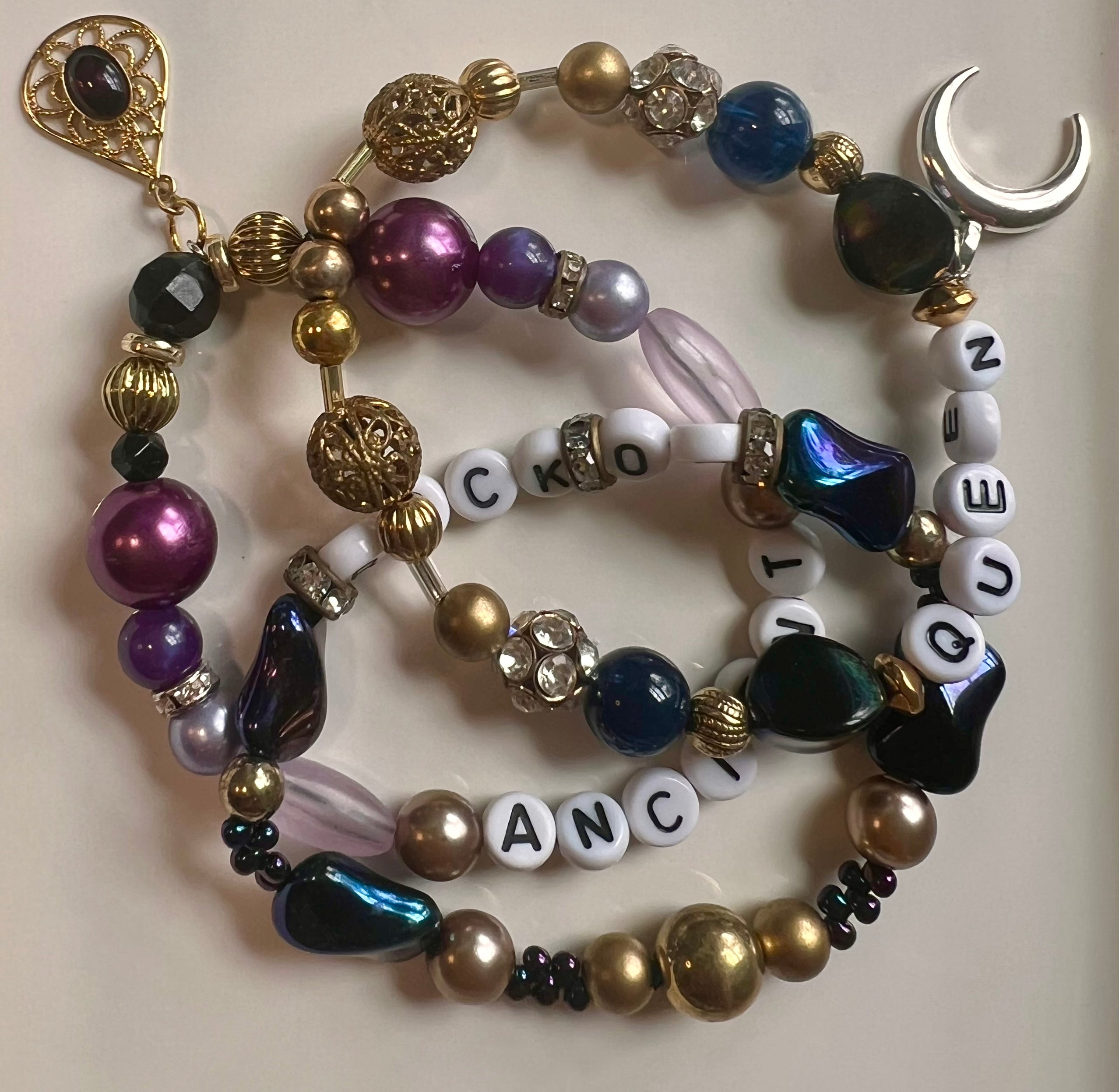 Gold Dust bracelet stack