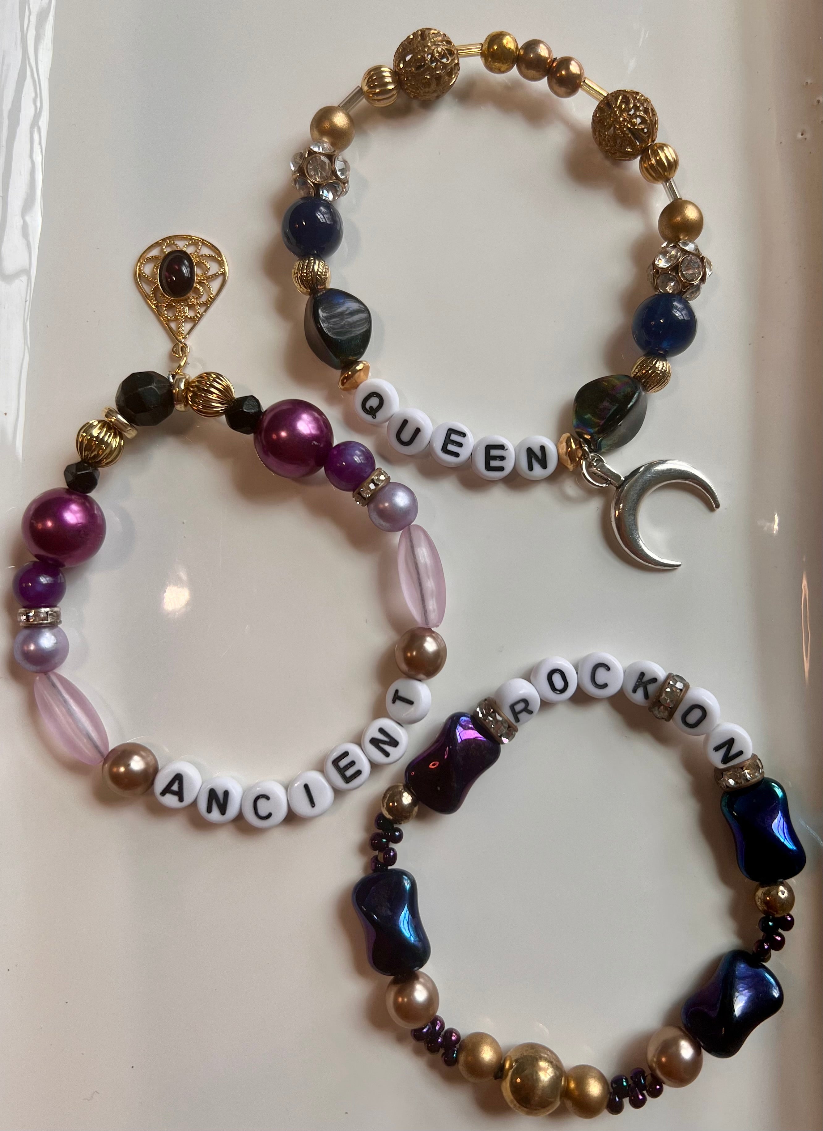 Gold Dust bracelet stack